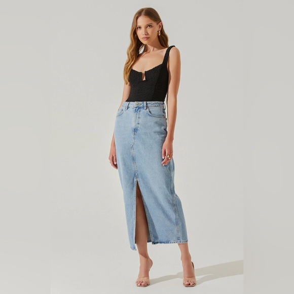 NWT- ASTR THE LABEL, ARIA BUSTIER BODYSUIT - Size L - Picture 6 of 16